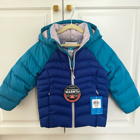 children’s Columbia down puffer jacket.  New with tags never worn. - Picture 7 of 8